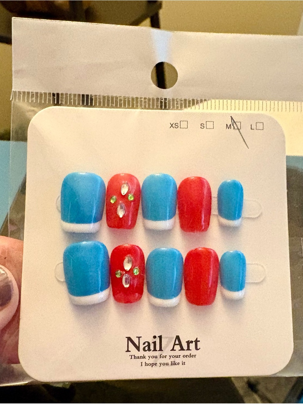Handmade Press On Nail Set N3